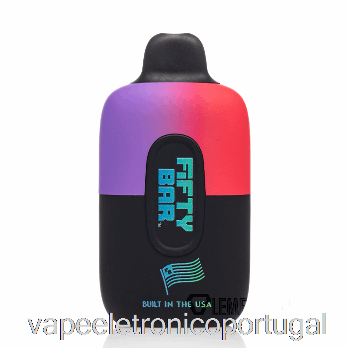 Vape Eletrônico Cinquenta Bar 6500 Loops Lácteos Descartáveis